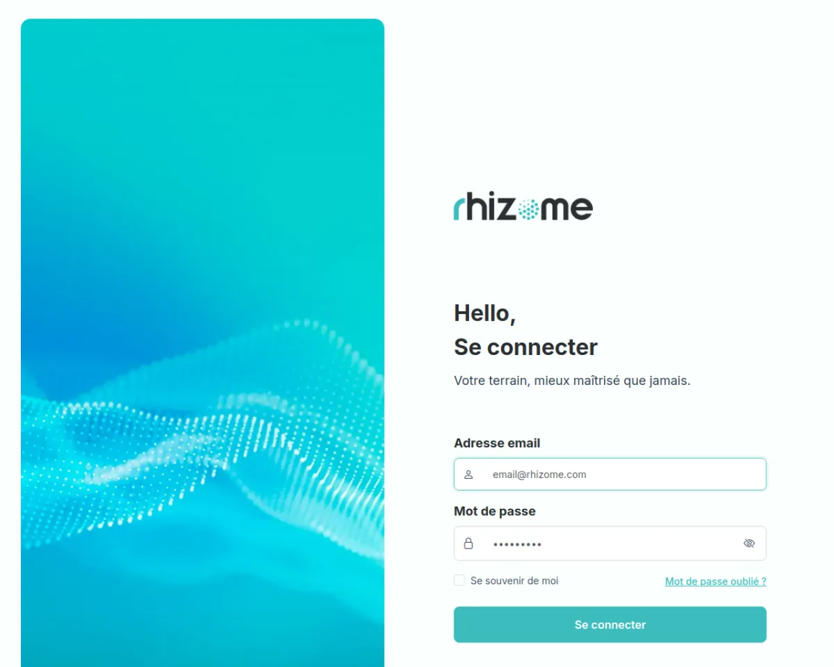 Rhizome — SaaS agricole