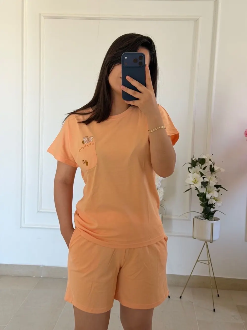 Selfie miroir en boutique