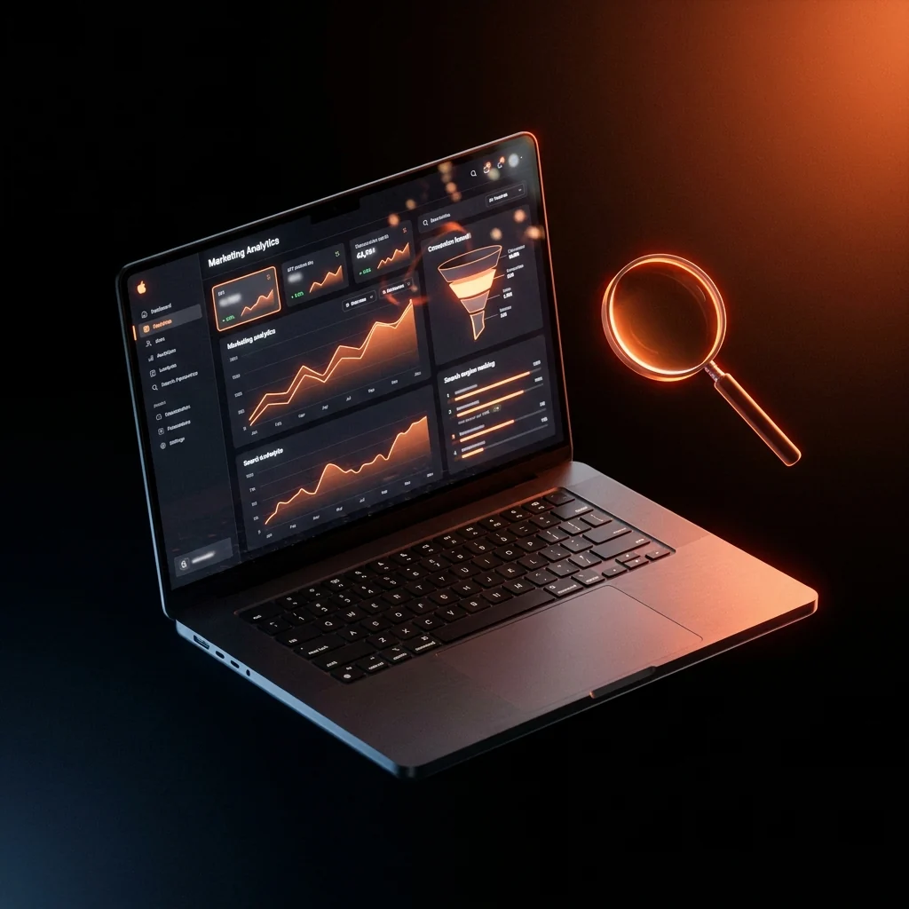 Marketing & SEO — dashboard analytics Moov