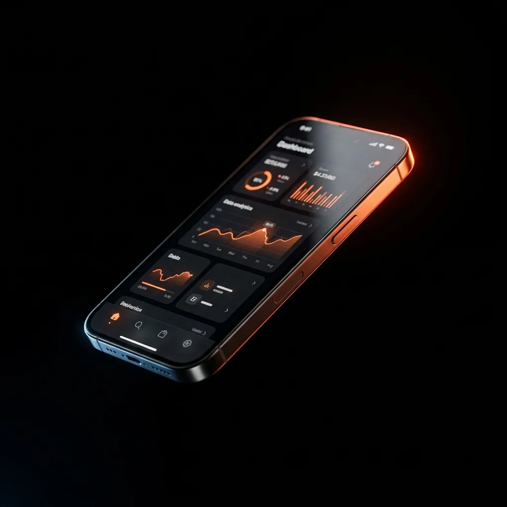 Apps mobiles iOS & Android — render éditorial Moov