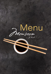 Monsoon's Menu Design