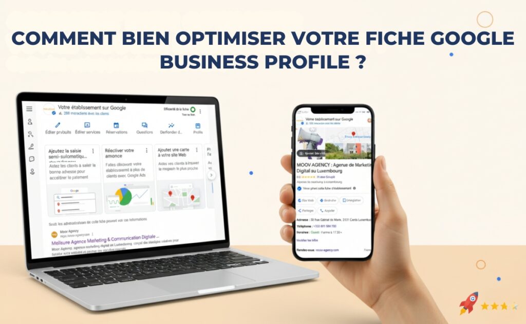 Fiche Google Business Profile de Moov Agency